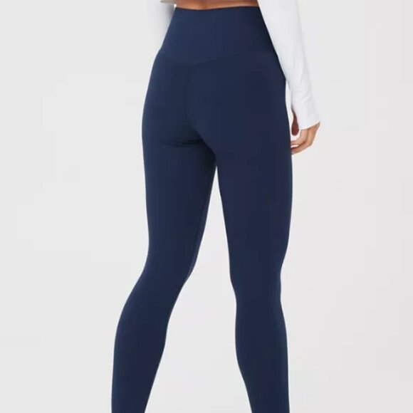 NWT Offline by Aerie Real Me High Waisted Crossover Legging Navy Size S Long - Picture 2 of 9